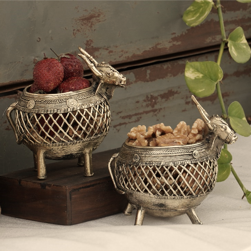 Bull Dry Fruit Bowls Set