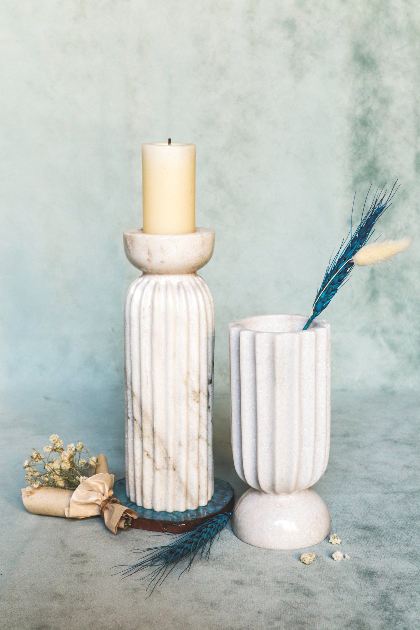 Candle Holder/Vase Set